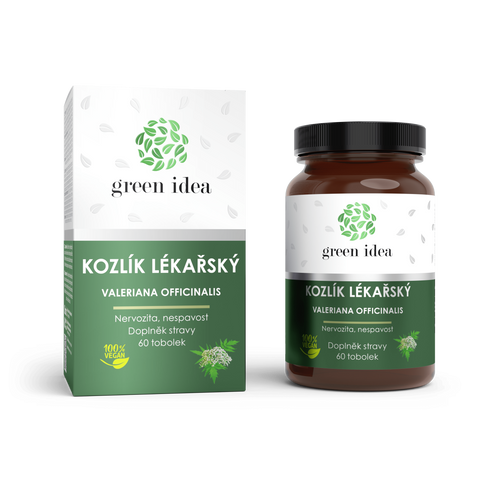 Green idea Kozlík lékařský bylinný extrakt - tobolky 60 ks