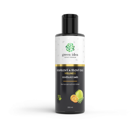 Green idea Osvěžující směs - koupelový a tělový olej 200 ml