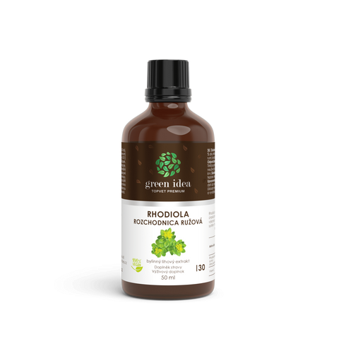 Green idea Rhodiola - Rozchodnice - tinktura - kapky 50 ml