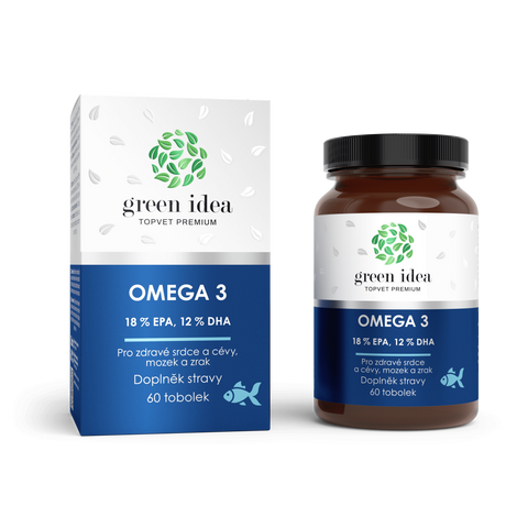 Green idea Omega 3 - 18% EPA, 12% DHA - tobolky 60 ks