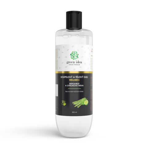 Green idea Bergamot a citronová tráva - koupelový a tělový olej 500 ml 500 ml