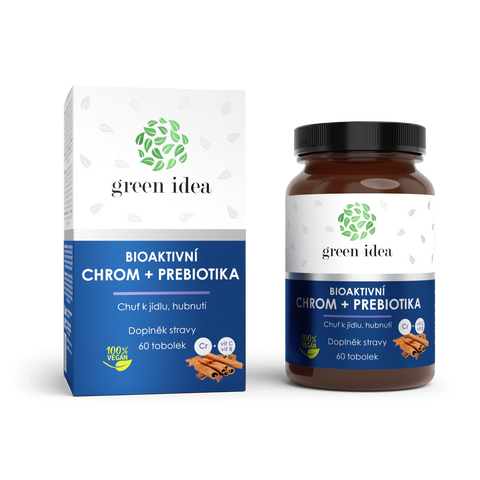 Green idea Bioaktivní chrom+prebiotika - tobolky 60 ks