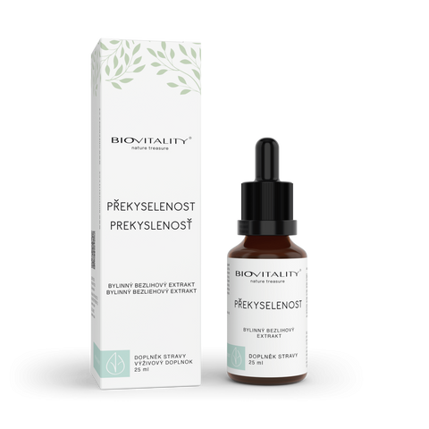 Green idea Překyselenost bezlihová tinktura - kapky 25 ml