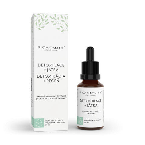 Green idea Detoxikace + játra bezlihová tinktura - kapky 25 ml