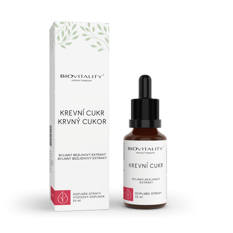 Green idea Krevní cukr bezlihová tinktura - kapky 25 ml