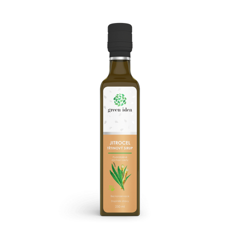 Green idea Jitrocelový sirup - třtinový 250 ml
