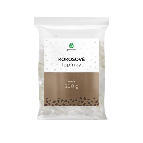 Green idea Kokosové lupínky - natural 500 g