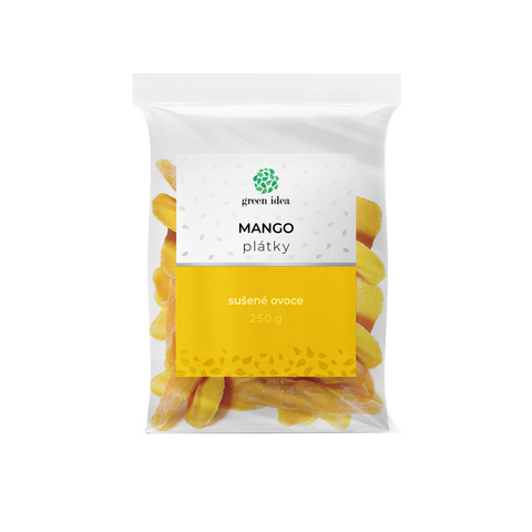 Green idea Mango plátky - sušené 250 g