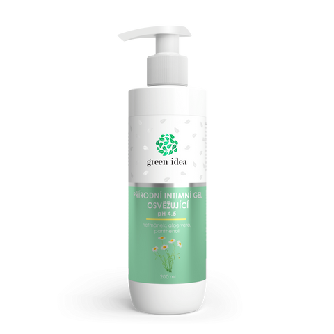 Green idea Přírodní intimní gel - osvěžující 200 ml