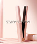 Mini Hair Straightener Automatic Hair Curler Portable Flat Dry Curling Iron Rechargeable Wireless Hair Styling Tools