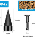 32/38/42/45/50Mm Wood Drill Bit Twist Firewood Splitting Drill Bit Wood Splitter Screw Cones Bit Square round Drill Bit for Wood