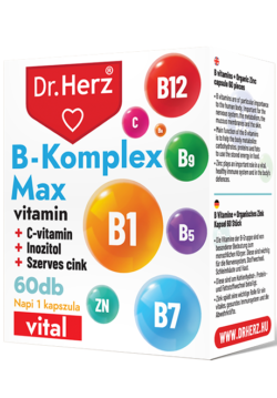 Vyvážený B-komplex s vitamínem C, inositolem a zinkem