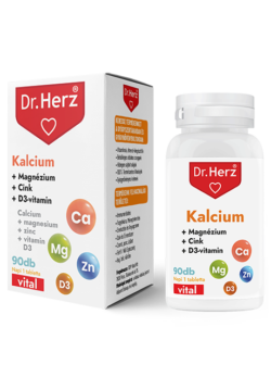 Dr. Herz Kalcium + Magnézium + Zinek + D3 – 60 tablet pro kosti, svaly a imunitu