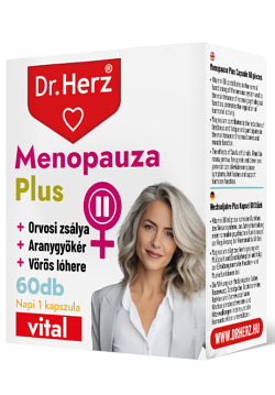Dr. Herz Menopauza Plus – 60 kapslí pro podporu ženského zdraví v období menopauzy