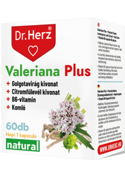 Dr. Herz Valeriána Plus – 60 kapslí pro klidný spánek a duševní rovnováhu