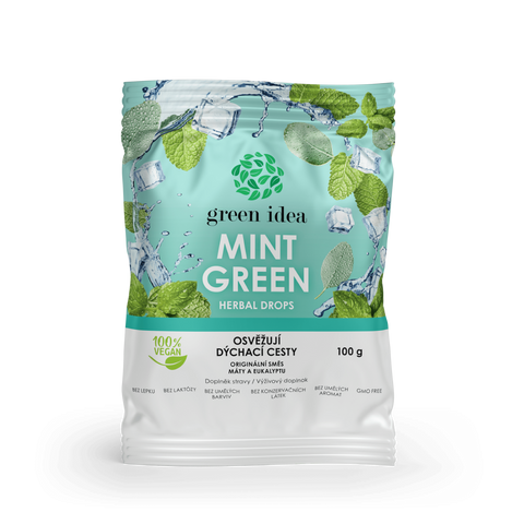 Green idea Mint green - bylinné bonbóny
