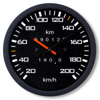 Hodiny tachometer - - tichý mechanizmus