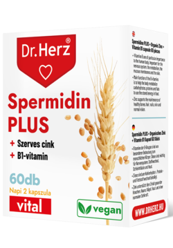 Dr. Herz Spermidin + B1 + Zinek – 60 rostlinných kapslí pro vitalitu a imunit