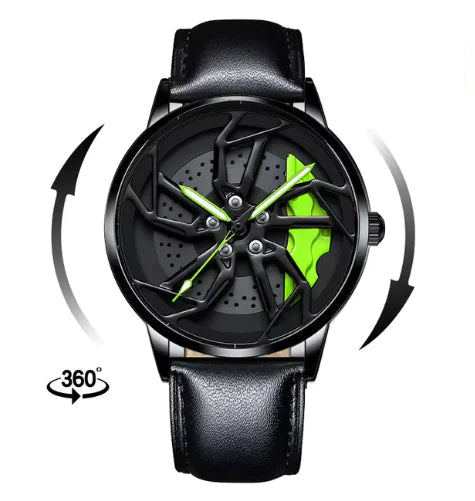 Pánské rotující hodinky 3D Real Wheel Watch